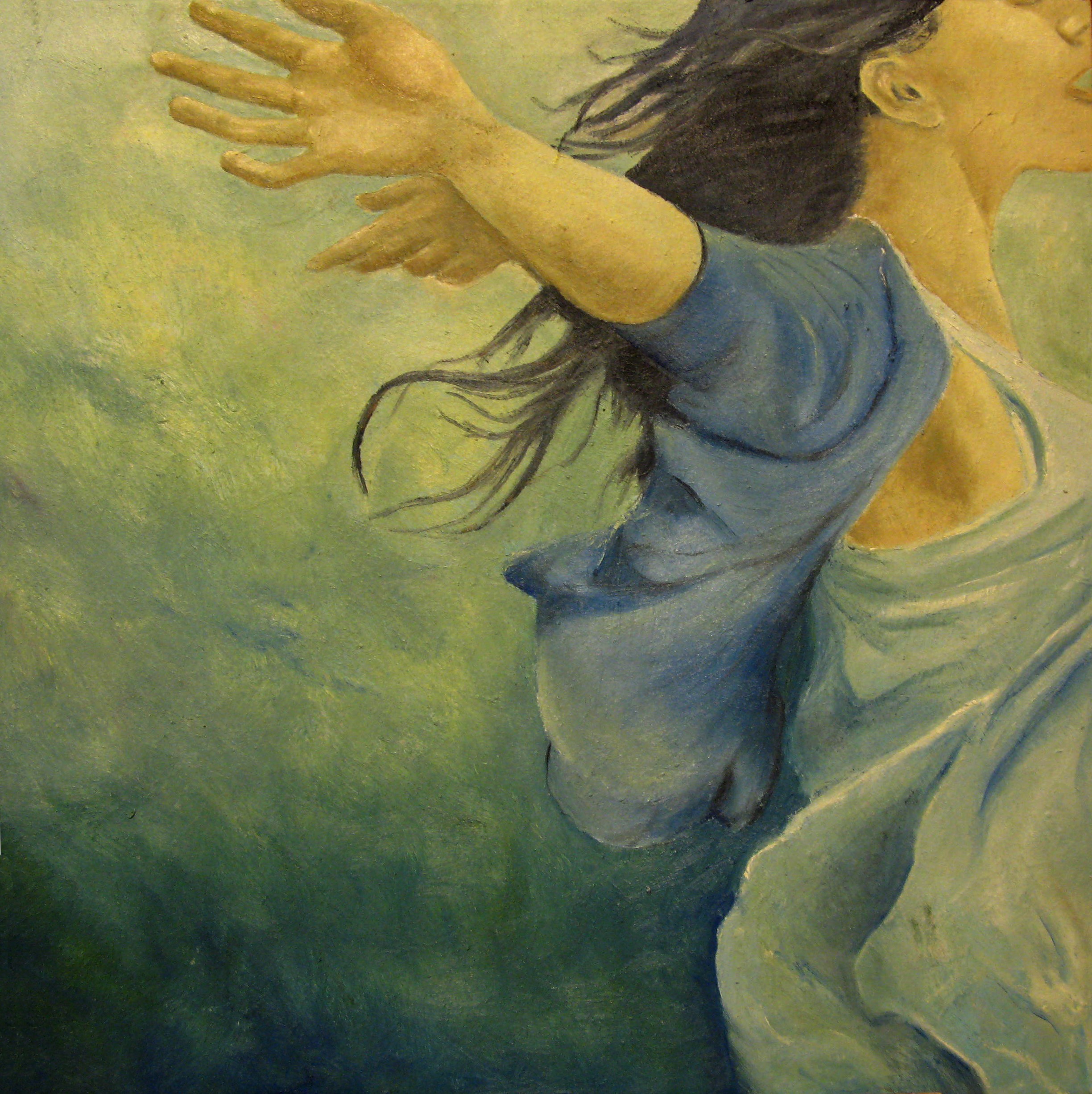 Elfie Hackl-Ceran, „feel free“
Öl auf Leinwand / 80 x 80 cm