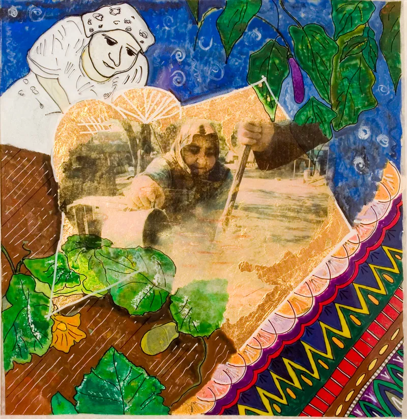 30 x 40, 2022, Papier, Aquarellstifte, 
Gouache