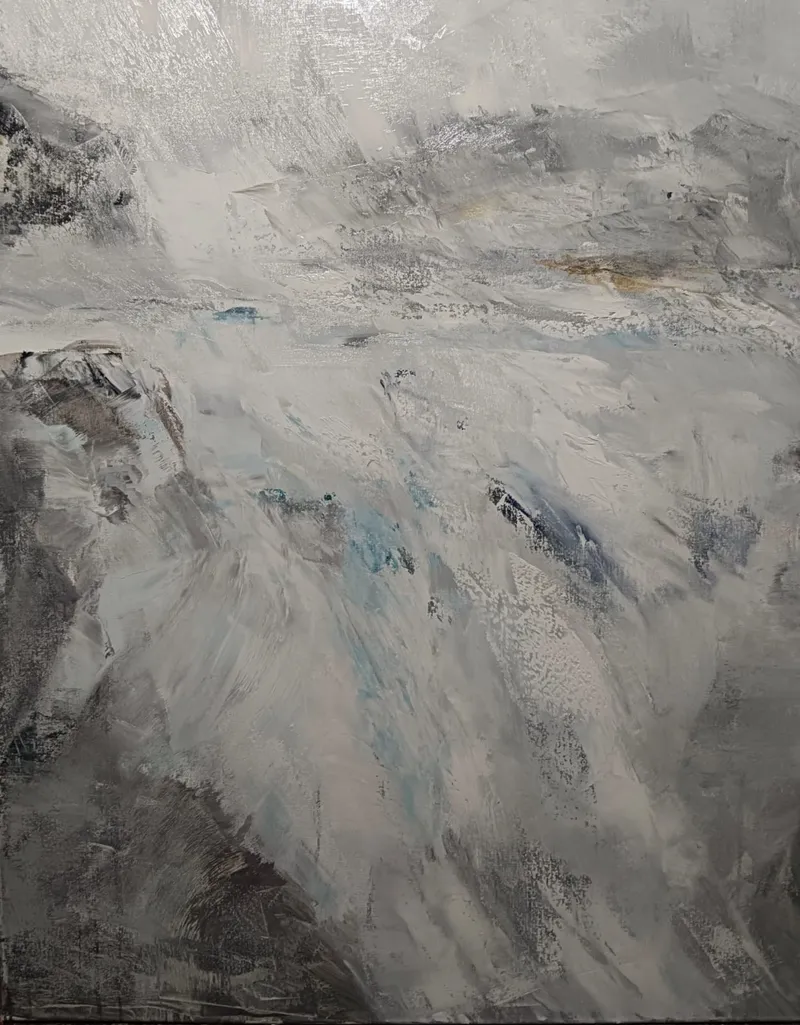 „Wasserfall“ Öl auf Leinwand, 80 x 100, 2024