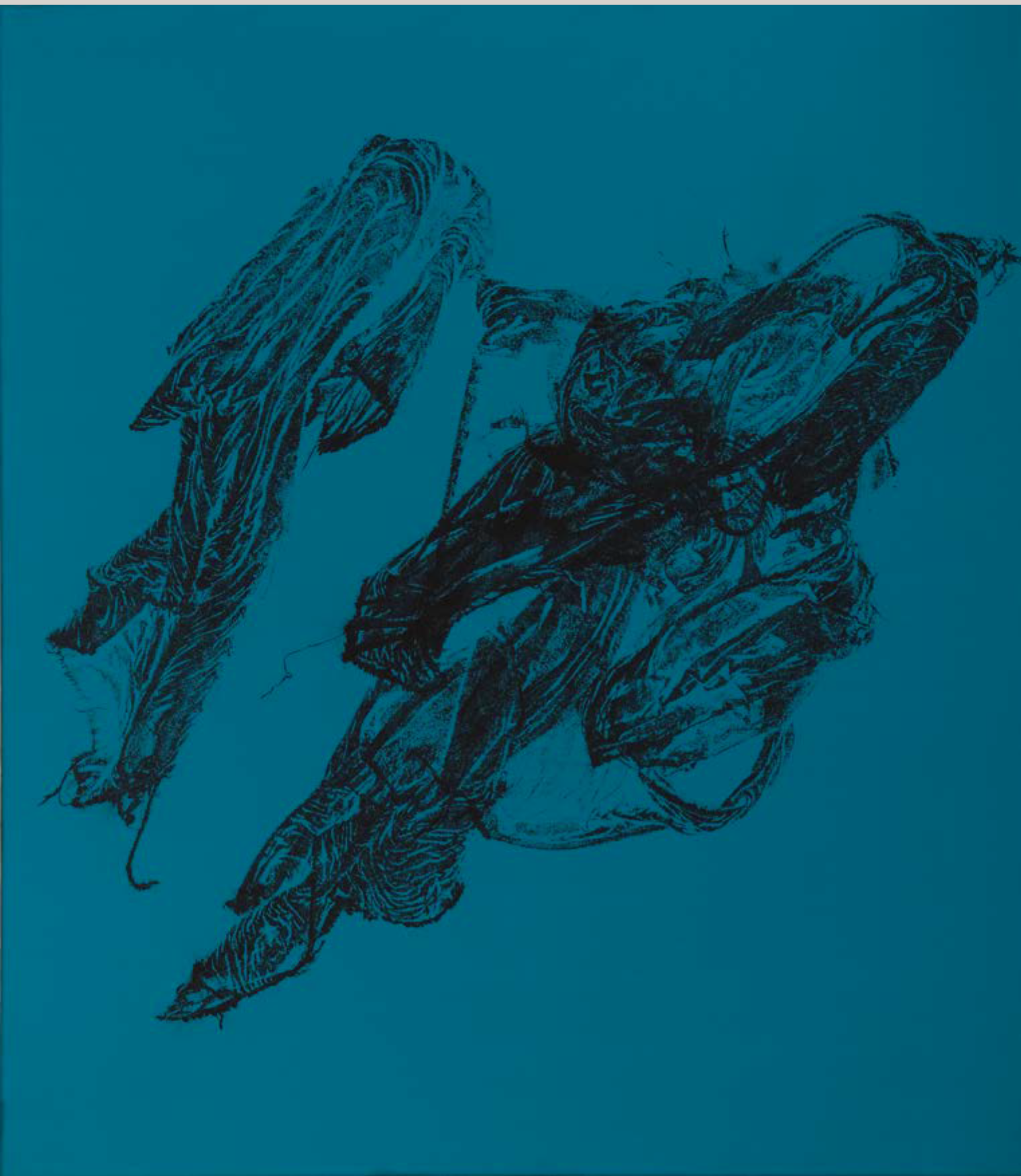 Andreas Schönangerer, kranafe 2024, 80 x 70 cm , Marmor-& Kalksteinmehl, Kreide, Pigmente,  Acrylbinder auf Leinen.  
