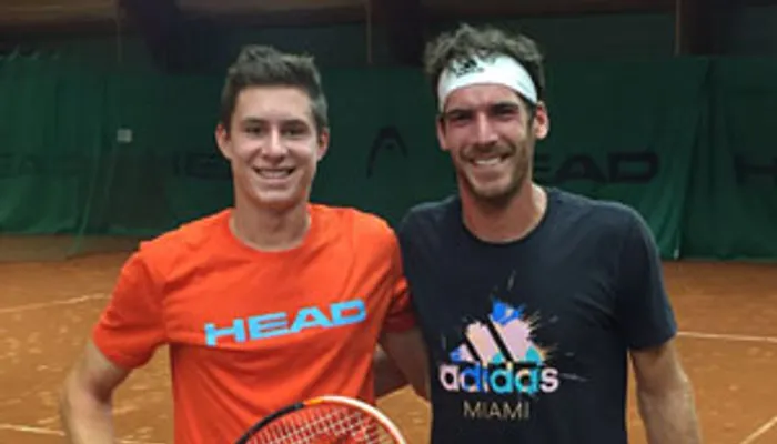 Training mit Gerald Melzer